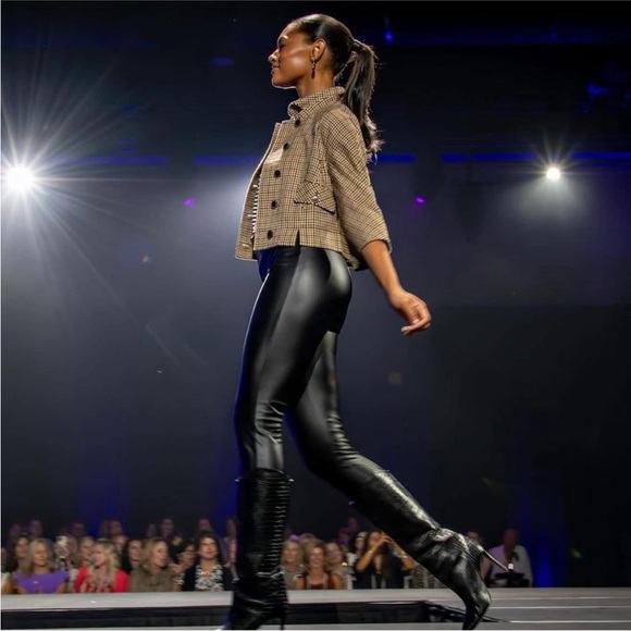 CAbi Tomboy Faux Leather Legging Medium Item 4701 - Picture 5 of 10